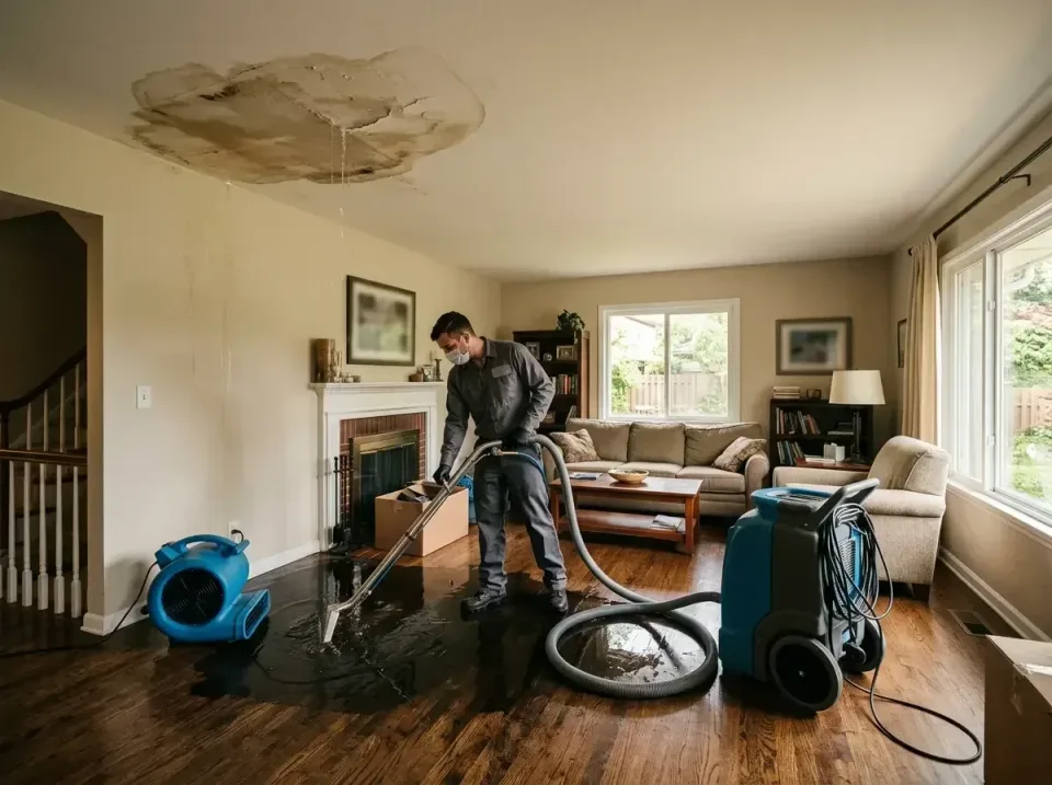 attic-pipe-burst-ceiling-drip-008 — frequently asked questions, Water Damage Restoration & Carpet Care in Los Angeles, CA